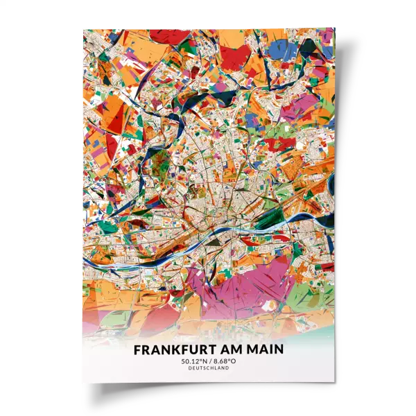 Das perfekte Poster für jeden Frankfurt Am Main-Liebhaber.