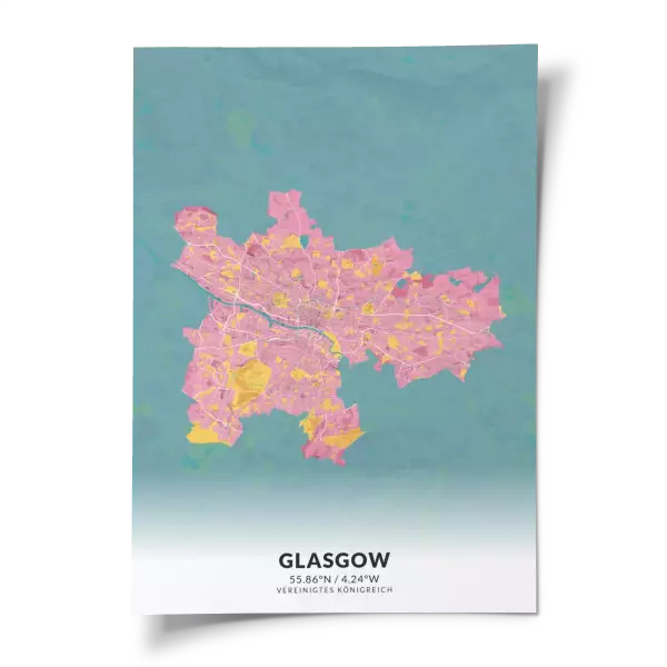 Das perfekte Poster für jeden Glasgow-Liebhaber.