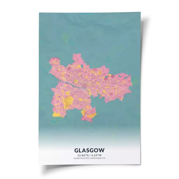 Das perfekte Poster für jeden Glasgow-Liebhaber.