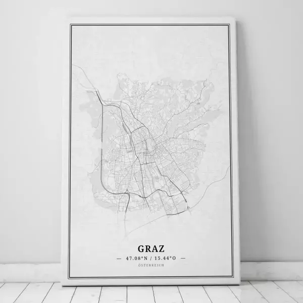 Zeige Deine Liebe zu Graz mit dieser Designer-Leinwand.