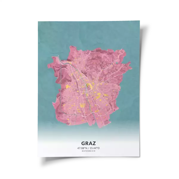 Das perfekte Poster für jeden Graz-Liebhaber.