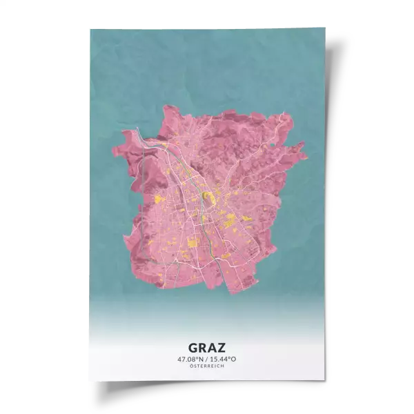 Das perfekte Poster für jeden Graz-Liebhaber.