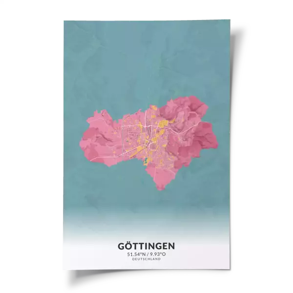 Das perfekte Poster für jeden Göttingen-Liebhaber.