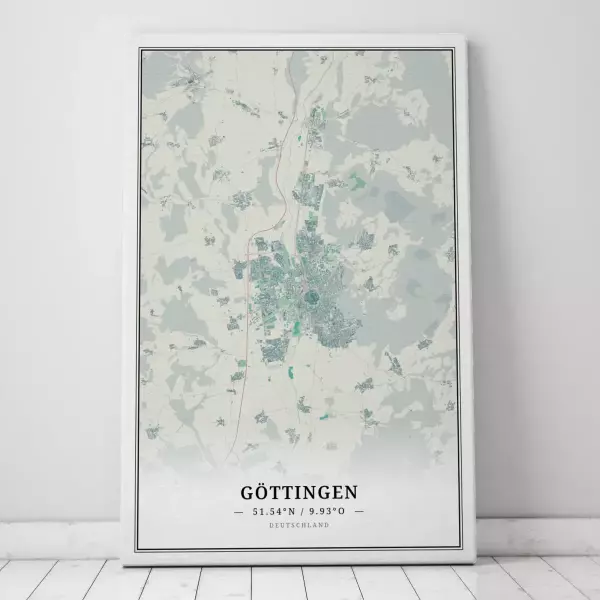 Zeige Deine Liebe zu Göttingen mit dieser Designer-Leinwand.