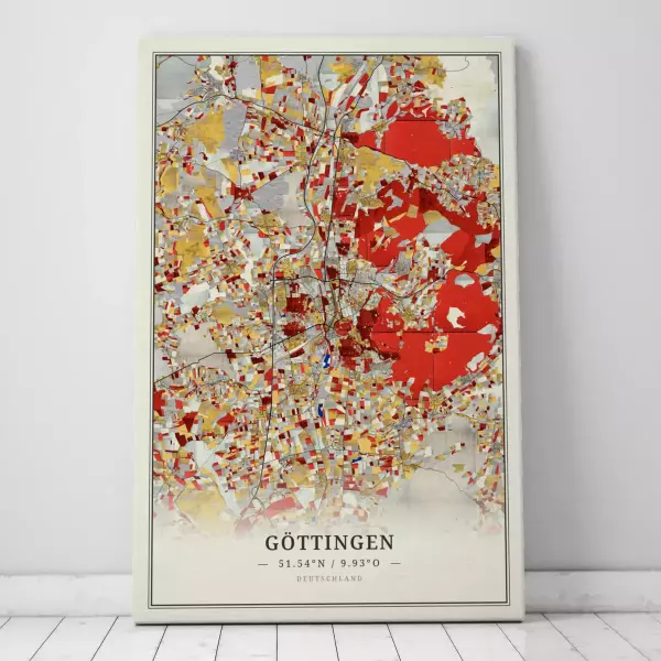 Zeige Deine Liebe zu Göttingen mit dieser Designer-Leinwand.