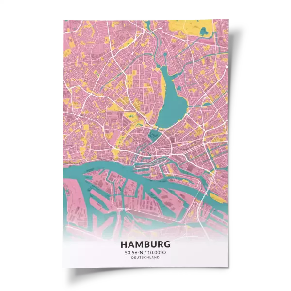 Das perfekte Poster für jeden Hamburg-Liebhaber.