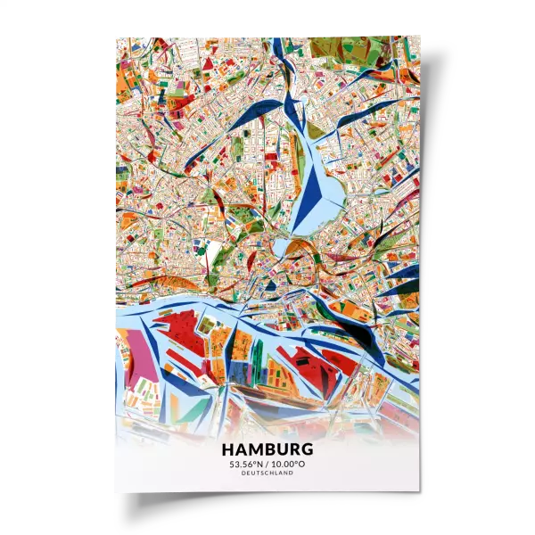 Das perfekte Poster für jeden Hamburg-Liebhaber.