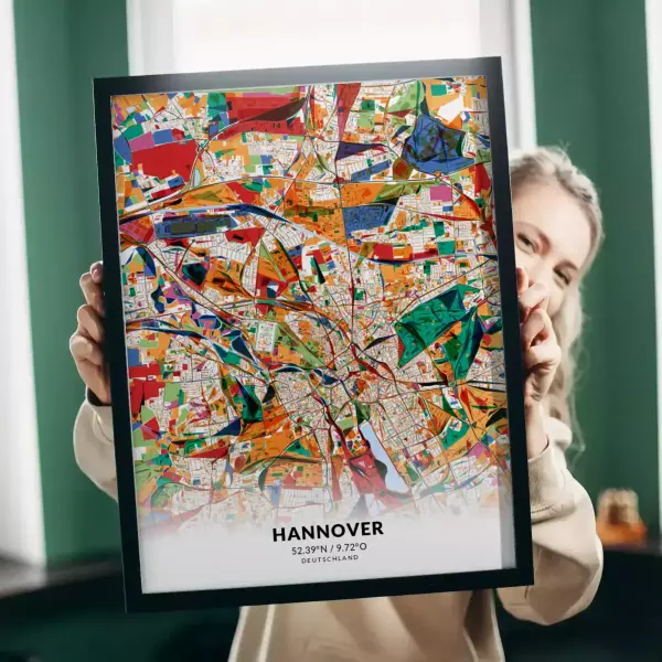 Hannover im Stil Kandinsky