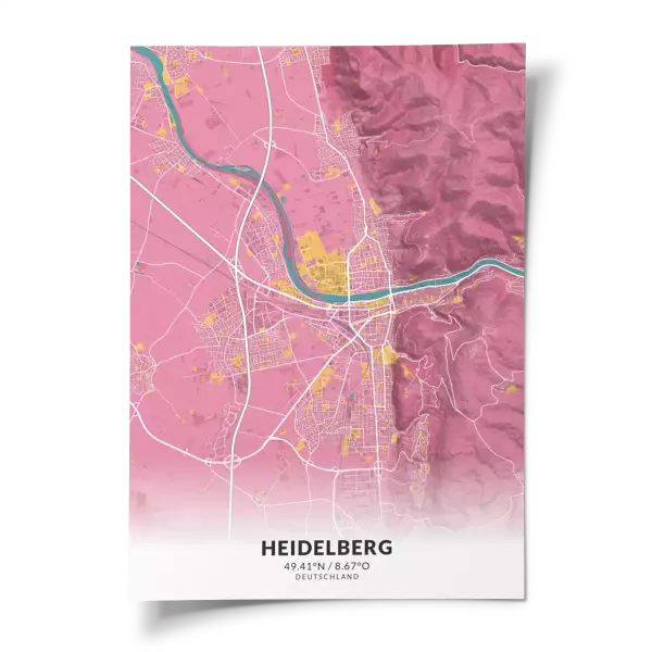 Das perfekte Poster für jeden Heidelberg-Liebhaber.