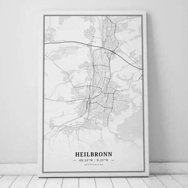 Zeige Deine Liebe zu Heilbronn mit dieser Designer-Leinwand.
