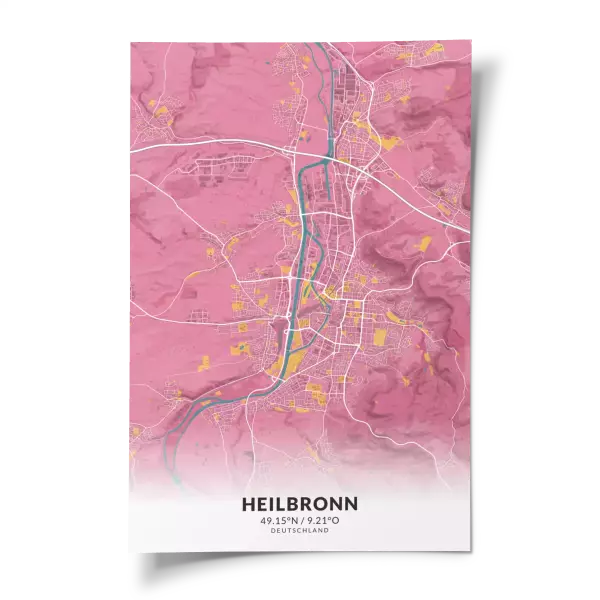 Das perfekte Poster für jeden Heilbronn-Liebhaber.