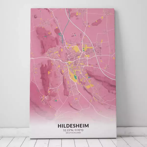 Zeige Deine Liebe zu Hildesheim mit dieser Designer-Leinwand.