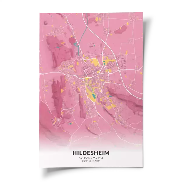 Das perfekte Poster für jeden Hildesheim-Liebhaber.