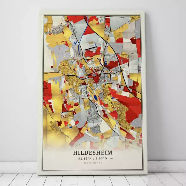 Zeige Deine Liebe zu Hildesheim mit dieser Designer-Leinwand.