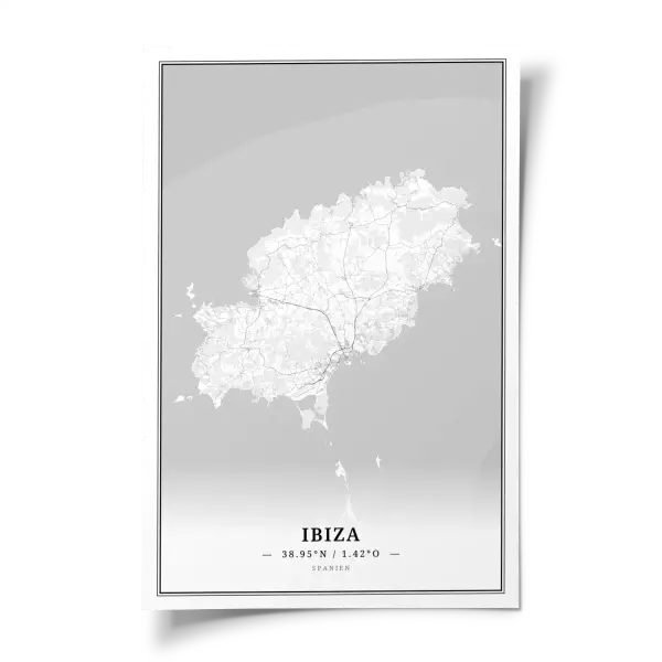 Das perfekte Poster für jeden Ibiza-Liebhaber.