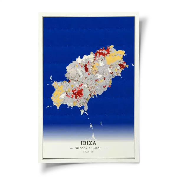 Das perfekte Poster für jeden Ibiza-Liebhaber.