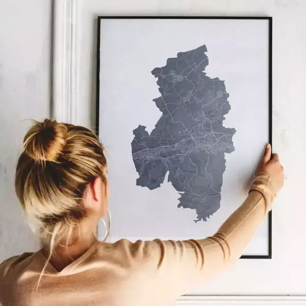 Eindrucksvoller Fineart-Print auf Poster.