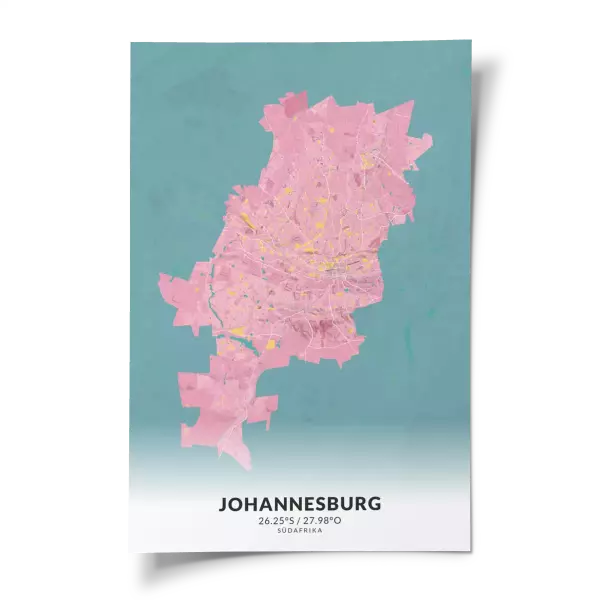 Das perfekte Poster für jeden Johannesburg-Liebhaber.