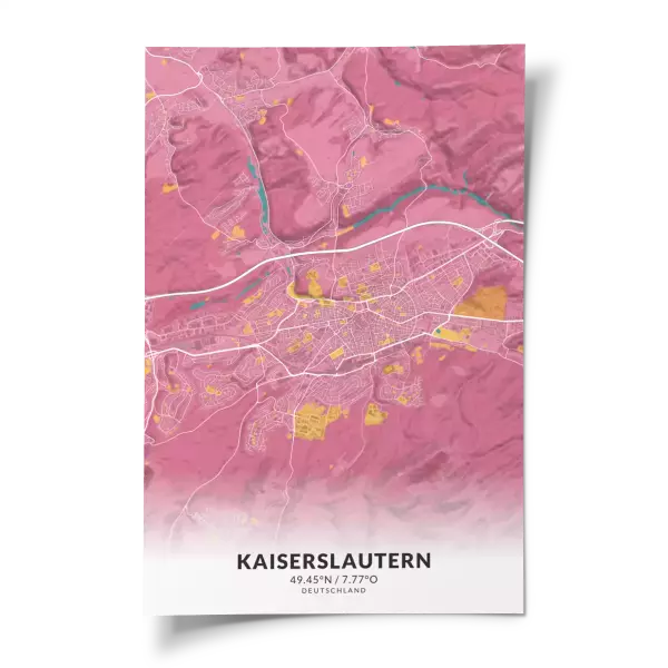 Das perfekte Poster für jeden Kaiserslautern-Liebhaber.