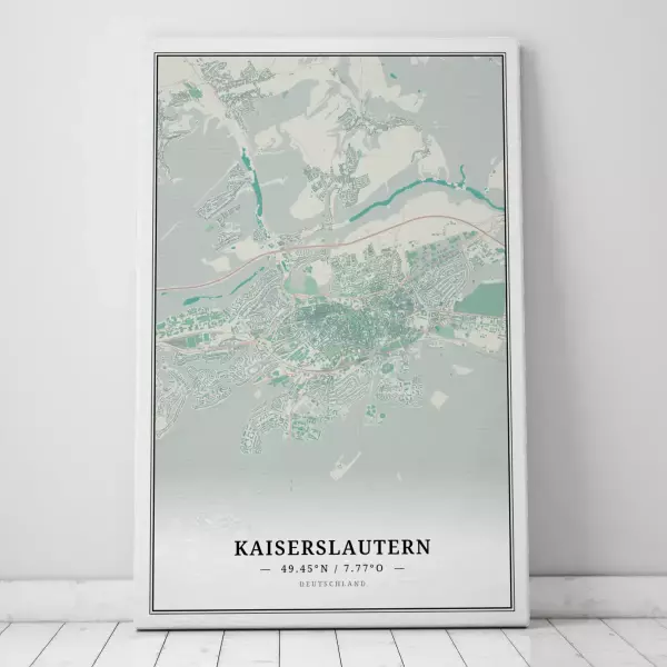 Zeige Deine Liebe zu Kaiserslautern mit dieser Designer-Leinwand.