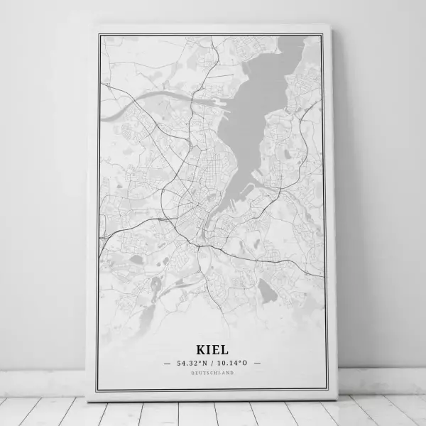 Zeige Deine Liebe zu Kiel mit dieser Designer-Leinwand.