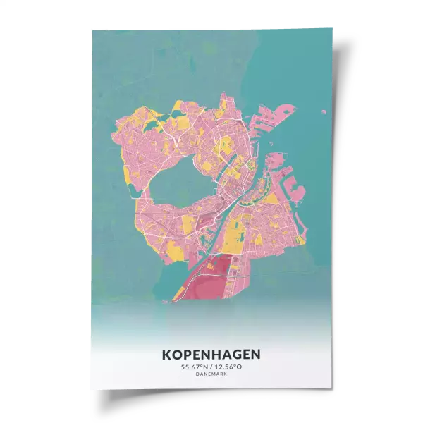 Das perfekte Poster für jeden Kopenhagen-Liebhaber.