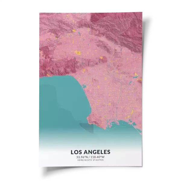 Das perfekte Poster für jeden Los Angeles-Liebhaber.