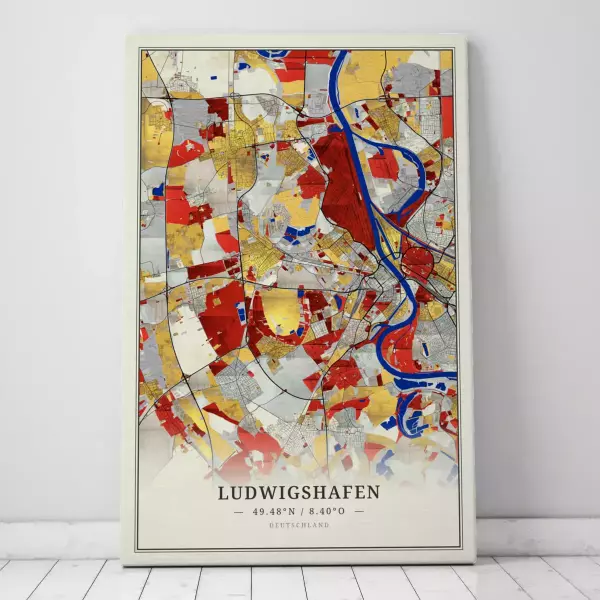 Galerie-Leinwand für jeden Ludwigshafen-Liebhaber