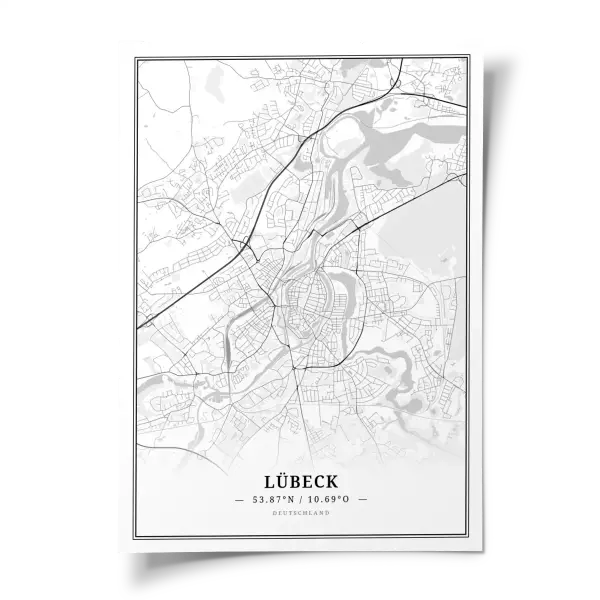 Das perfekte Poster für jeden Lübeck-Liebhaber.