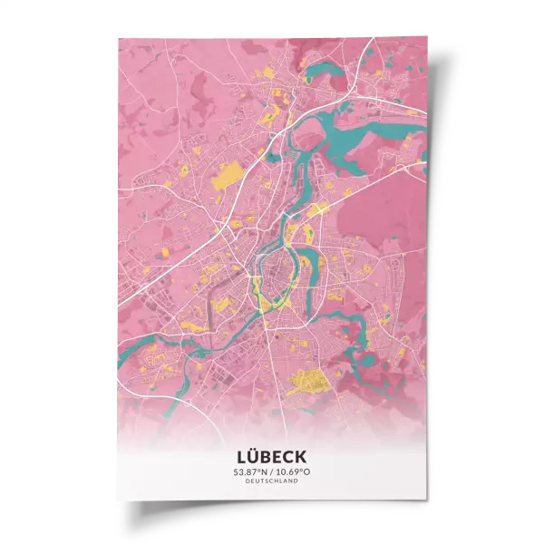 Das perfekte Poster für jeden Lübeck-Liebhaber.