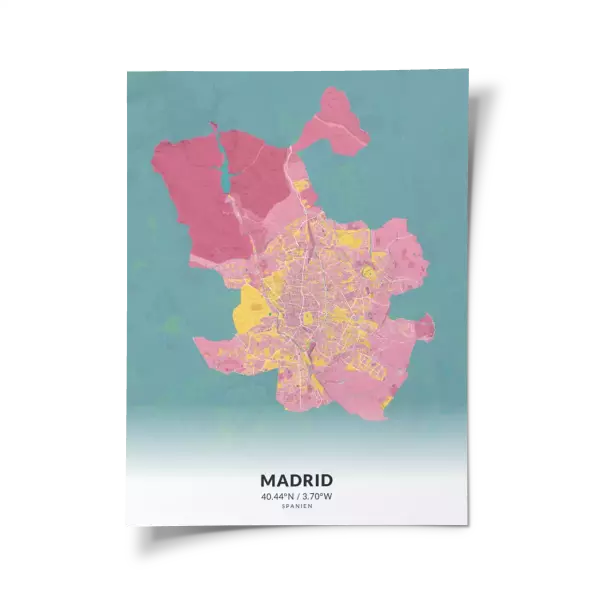 Das perfekte Poster für jeden Madrid-Liebhaber.