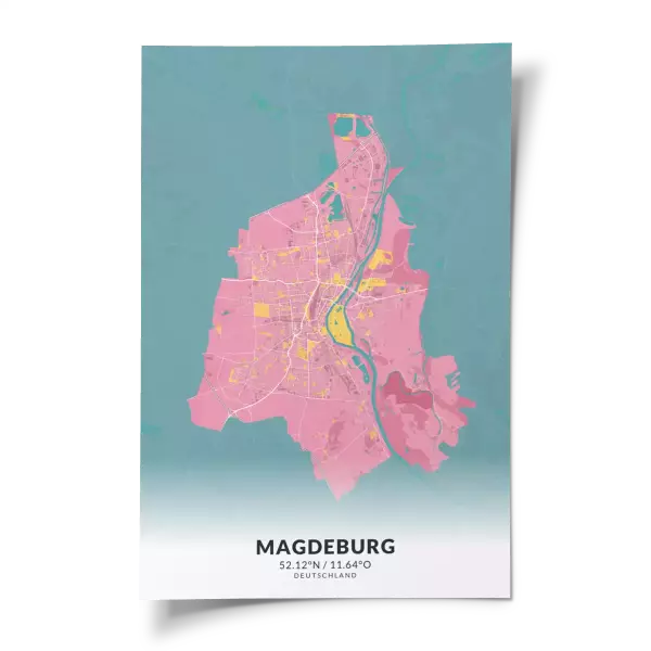 Das perfekte Poster für jeden Magdeburg-Liebhaber.