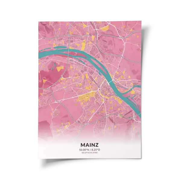 Das perfekte Poster für jeden Mainz-Liebhaber.