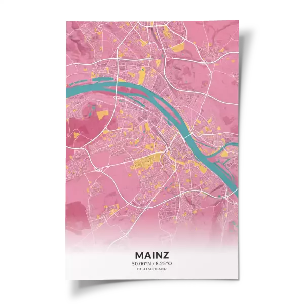 Das perfekte Poster für jeden Mainz-Liebhaber.