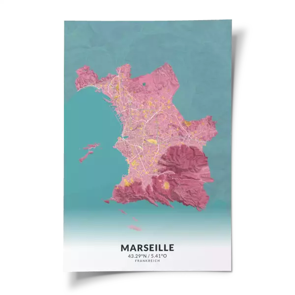 Das perfekte Poster für jeden Marseille-Liebhaber.