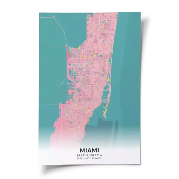 Das perfekte Poster für jeden Miami-Liebhaber.