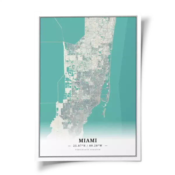 Das perfekte Poster für jeden Miami-Liebhaber.
