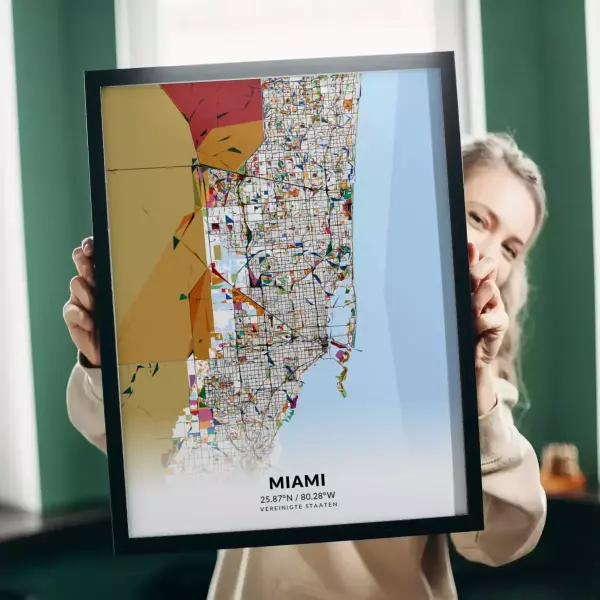 Miami im Stil Kandinsky