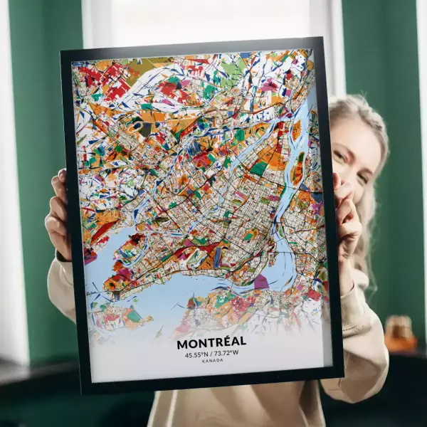 Montréal im Stil Kandinsky