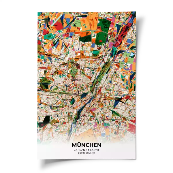 Das perfekte Poster für jeden München-Liebhaber.