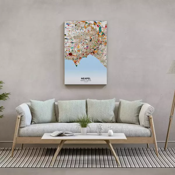 Zeige Deine Liebe zu Neapel mit dieser Designer-Leinwand.