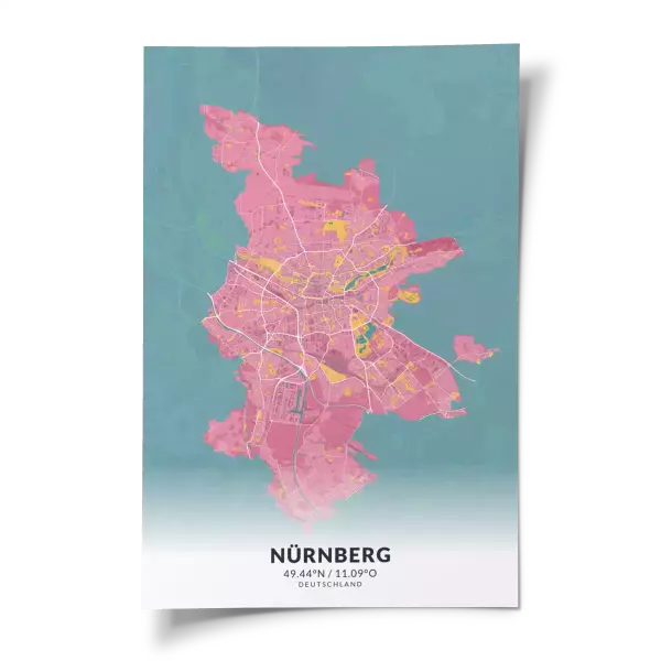 Das perfekte Poster für jeden Nürnberg-Liebhaber.