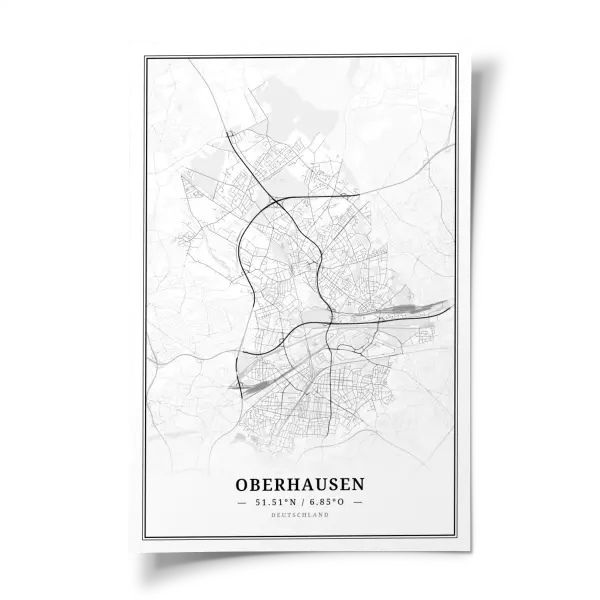Das perfekte Poster für jeden Oberhausen-Liebhaber.