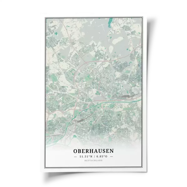 Das perfekte Poster für jeden Oberhausen-Liebhaber.