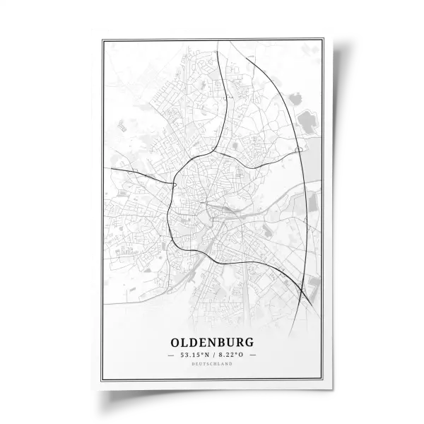 Das perfekte Poster für jeden Oldenburg-Liebhaber.