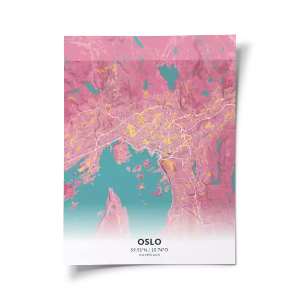 Das perfekte Poster für jeden Oslo-Liebhaber.