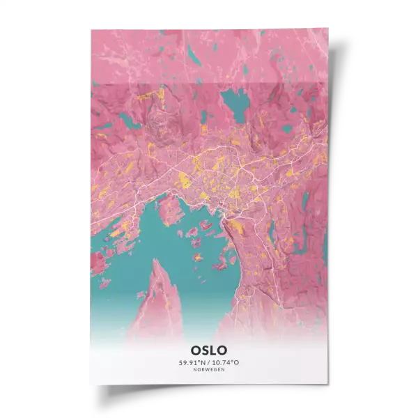 Das perfekte Poster für jeden Oslo-Liebhaber.