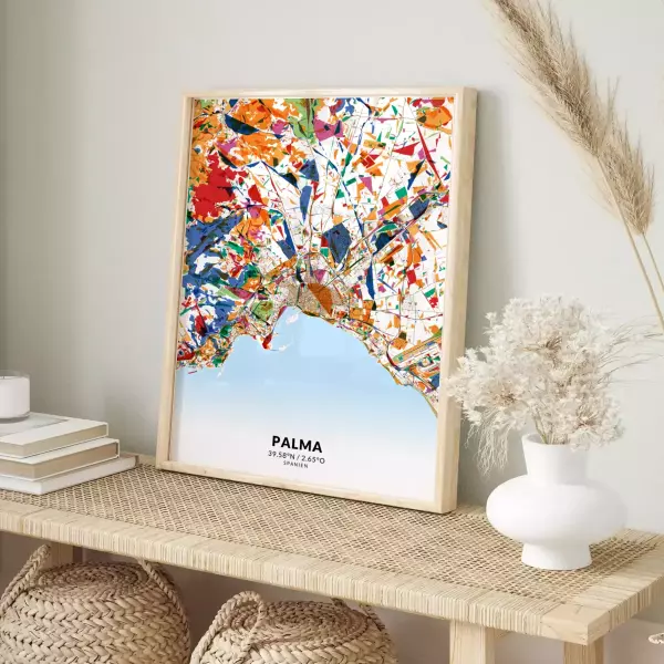 Palma im Stil Kandinsky