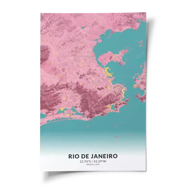 Das perfekte Poster für jeden Rio De Janeiro-Liebhaber.