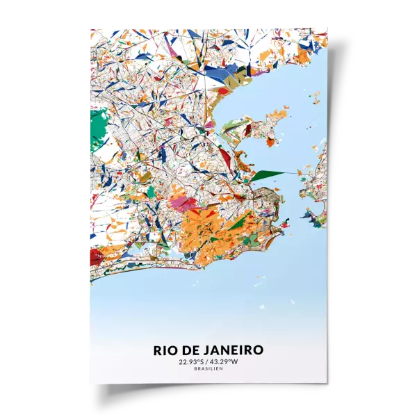 Das perfekte Poster für jeden Rio De Janeiro-Liebhaber.